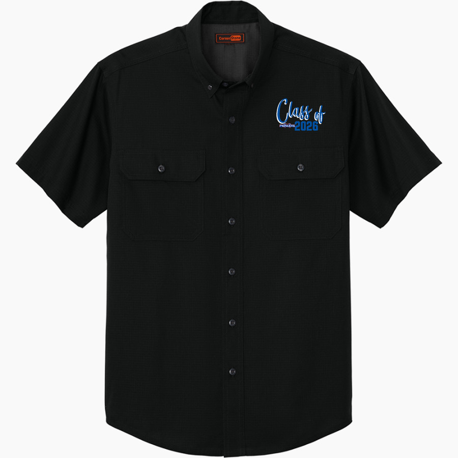UW-Platteville PIONEERS ONLINE STORE <span class="pdp-name-mascot">UW-Platteville Pioneers</span> CornerStone Men's Short Sleeve Select Ripstop Shirt
