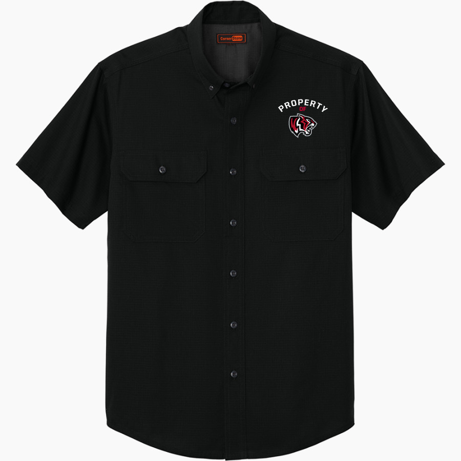 Belle Plaine Tigers <span class="pdp-name-mascot">Belle Plaine Tigers</span> CornerStone Men's Short Sleeve Select Ripstop Shirt