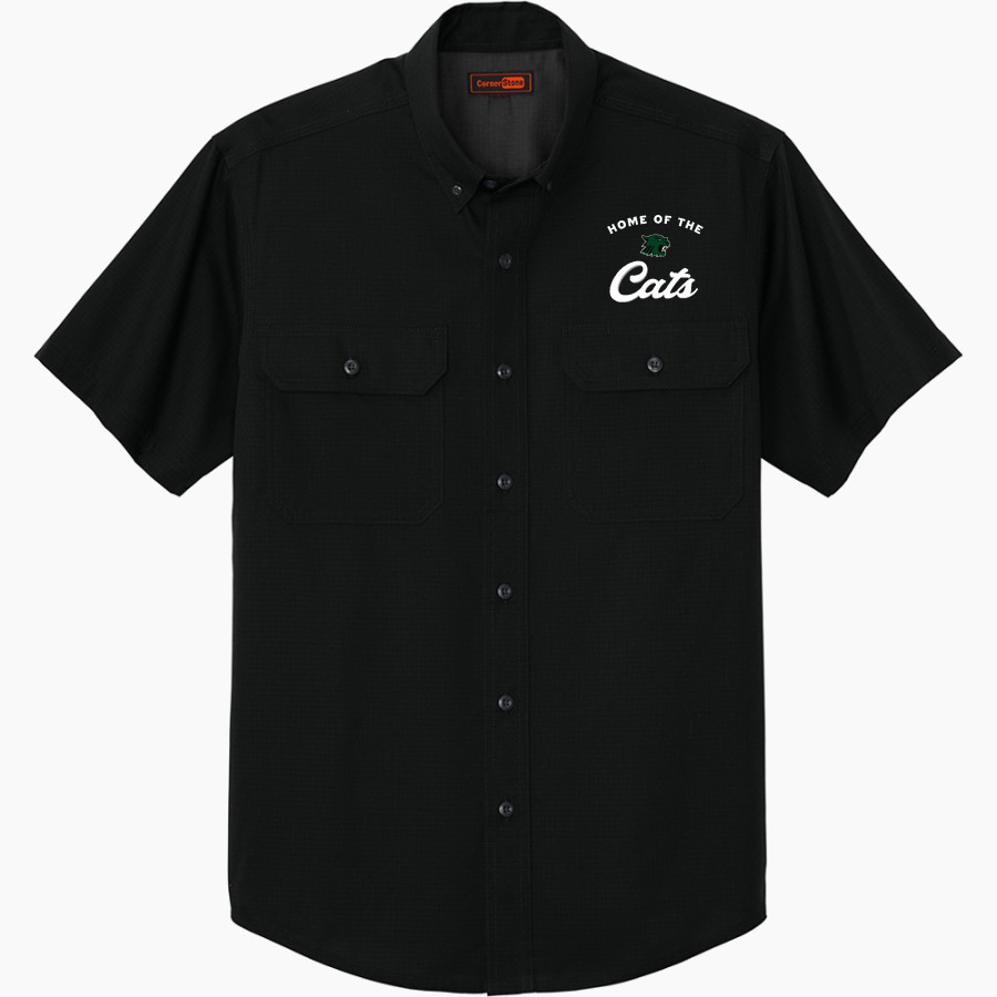 Fall Creek Valley Cats <span class="pdp-name-mascot">Fall Creek Valley Cats</span> CornerStone Men's Short Sleeve Select Ripstop Shirt
