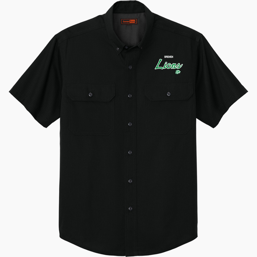 Bremen Athletics Sideline Store <span class="pdp-name-mascot">Bremen Lions</span> CornerStone Men's Short Sleeve Select Ripstop Shirt