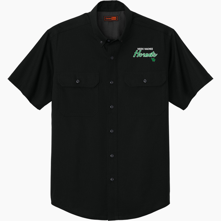 WEEKI WACHEE HIGH SCHOOL HORNETS <span class="pdp-name-mascot">WEEKI WACHEE HORNETS</span> CornerStone Men's Short Sleeve Select Ripstop Shirt