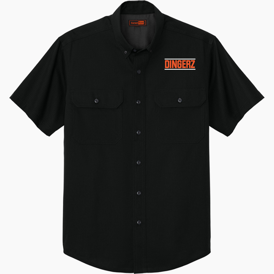 Dingerz Softball Dingerz CornerStone Men's Short Sleeve Select Ripstop Shirt