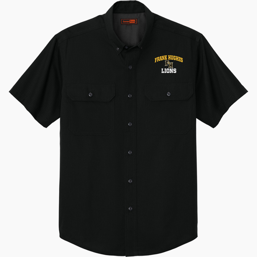 FRANK HUGHES HIGH SCHOOL LIONS <span class="pdp-name-mascot">FRANK HUGHES LIONS</span> CornerStone Men's Short Sleeve Select Ripstop Shirt