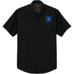 Clarkson-Leigh Patriots <span class="pdp-name-mascot">Clarkson-Leigh Patriots</span> CornerStone Men's Short Sleeve Select Ripstop Shirt Front Thumbnail