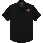 Tech High School Tigers <span class="pdp-name-mascot">Tech High School</span> CornerStone Men's Short Sleeve Select Ripstop Shirt Front Thumbnail