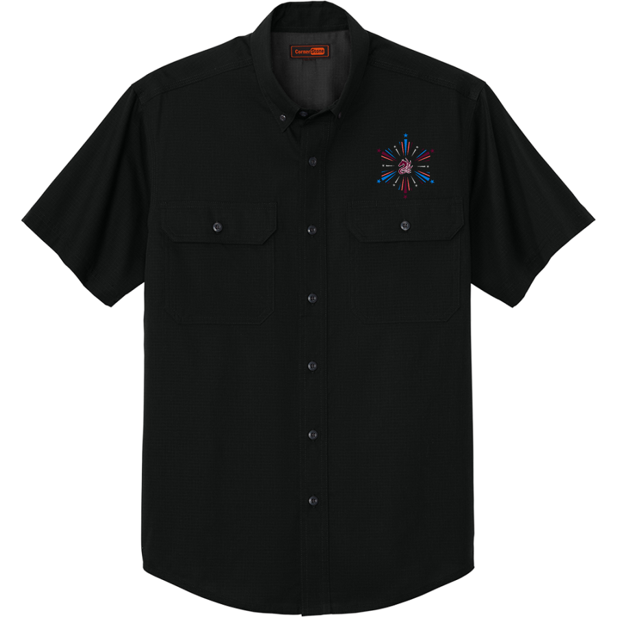 Math & Science Academy Dragons <span class="pdp-name-mascot">Math & Science Academy Dragons</span> CornerStone Men's Short Sleeve Select Ripstop Shirt