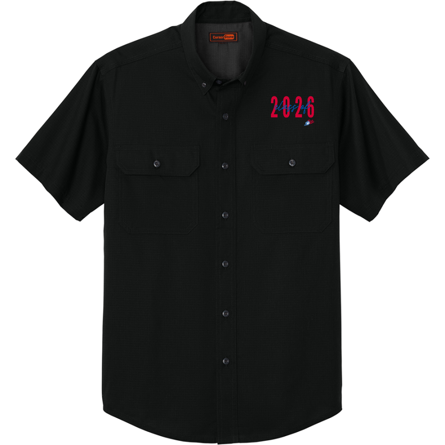 Secaucus Patriots <span class="pdp-name-mascot">Secaucus Patriots</span> CornerStone Men's Short Sleeve Select Ripstop Shirt