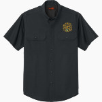 JUPITER HIGH SCHOOL WARRIORS <span class="pdp-name-mascot">JUPITER WARRIORS</span> CornerStone Men's Short Sleeve Select Ripstop Shirt Front Thumbnail