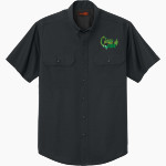 Community College of Rhode Island Knights <span class="pdp-name-mascot">COMMUNITY COLLEGE OF RHODE ISLAND Knights</span> CornerStone Men's Short Sleeve Select Ripstop Shirt Front Thumbnail
