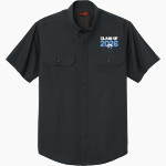 Hamilton Heights Hawks <span class="pdp-name-mascot">Hamilton Heights Christian Academy Hawks</span> CornerStone Men's Short Sleeve Select Ripstop Shirt Front Thumbnail