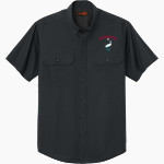 Gladys Jung Elementary Elementary <span class="pdp-name-mascot">Gladys Jung Elementary Elementary</span> CornerStone Men's Short Sleeve Select Ripstop Shirt Front Thumbnail