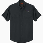 Glencoe-Silver Lake Panthers <span class="pdp-name-mascot">Glencoe Silver-Lake Panthers</span> CornerStone Men's Short Sleeve Select Ripstop Shirt Front Thumbnail