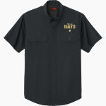 Mayo Spartans <span class="pdp-name-mascot">Mayo Spartans</span> CornerStone Men's Short Sleeve Select Ripstop Shirt Front Thumbnail
