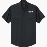 Viterbo V-Hawks <span class="pdp-name-mascot">Viterbo V-Hawks</span> CornerStone Men's Short Sleeve Select Ripstop Shirt Front Thumbnail