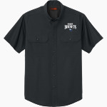 BAKER HIGH SCHOOL HORNETS <span class="pdp-name-mascot">BAKER HORNETS</span> CornerStone Men's Short Sleeve Select Ripstop Shirt Front Thumbnail