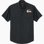 Georgetowne Tigers <span class="pdp-name-mascot">Georgetowne Tigers</span> CornerStone Men's Short Sleeve Select Ripstop Shirt Front Thumbnail