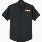 AUM Warhawks CornerStone Men's Short Sleeve Select Ripstop Shirt Front Thumbnail