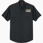 CALABASAS HIGH SCHOOL COYOTES <span class="pdp-name-mascot">CALABASAS COYOTES</span> CornerStone Men's Short Sleeve Select Ripstop Shirt Front Thumbnail