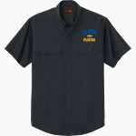 CLYDE HIGH SCHOOL FLIERS <span class="pdp-name-mascot">CLYDE FLIERS</span> CornerStone Men's Short Sleeve Select Ripstop Shirt Front Thumbnail