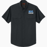 MVL Chargers <span class="pdp-name-mascot">MVL Chargers</span> CornerStone Men's Short Sleeve Select Ripstop Shirt Front Thumbnail