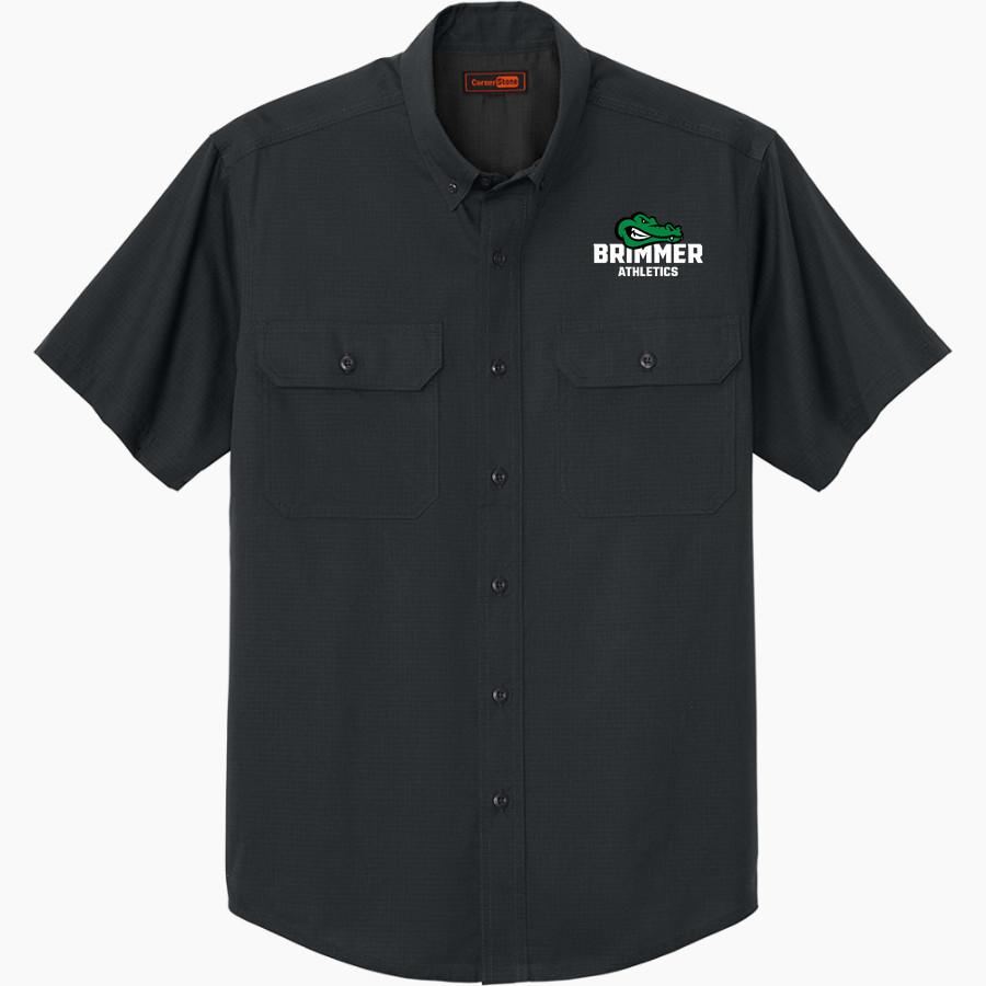 Brimmer and May Gators <span class="pdp-name-mascot">Brimmer & May School Gators</span> CornerStone Men's Short Sleeve Select Ripstop Shirt