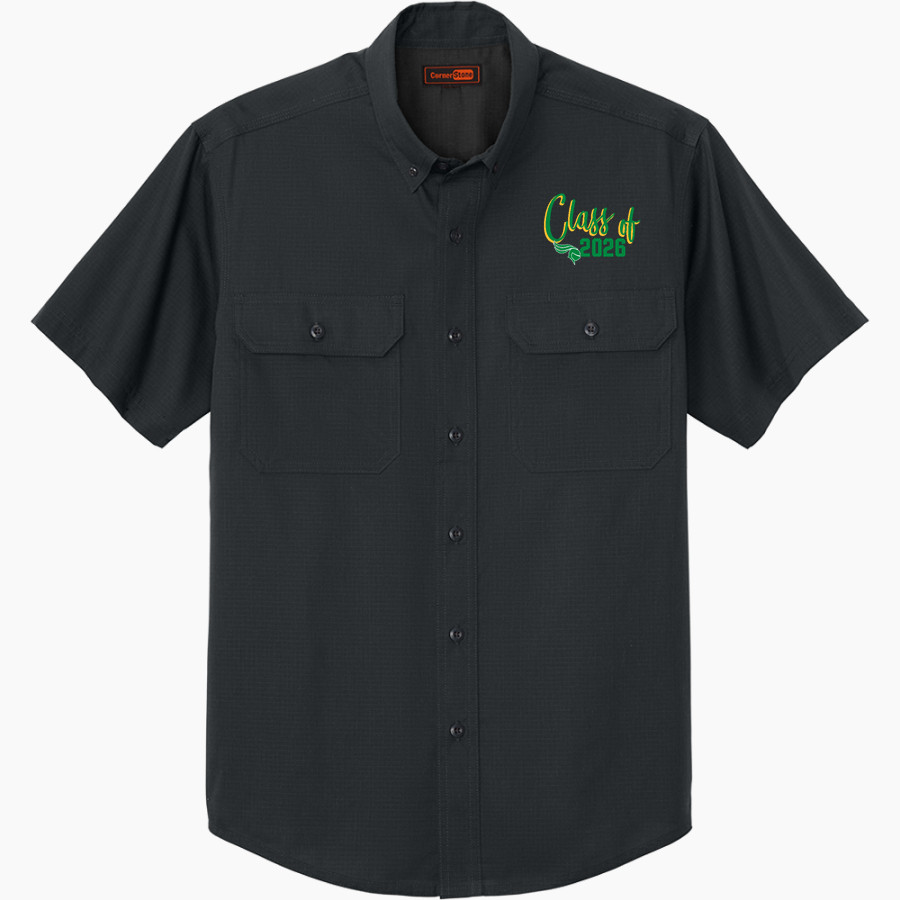 Community College of Rhode Island Knights <span class="pdp-name-mascot">COMMUNITY COLLEGE OF RHODE ISLAND Knights</span> CornerStone Men's Short Sleeve Select Ripstop Shirt