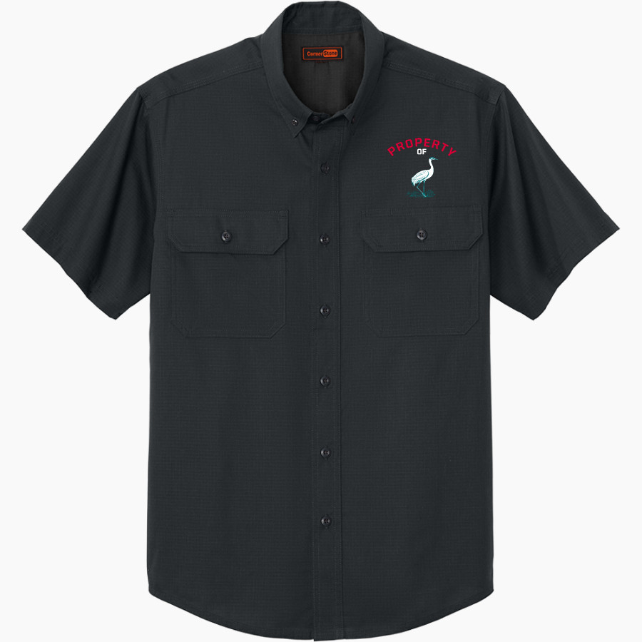 Gladys Jung Elementary Elementary <span class="pdp-name-mascot">Gladys Jung Elementary Elementary</span> CornerStone Men's Short Sleeve Select Ripstop Shirt