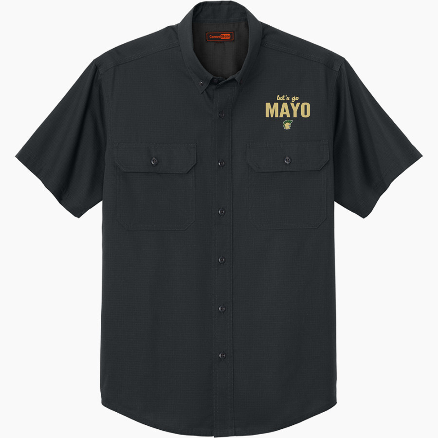 Mayo Spartans <span class="pdp-name-mascot">Mayo Spartans</span> CornerStone Men's Short Sleeve Select Ripstop Shirt