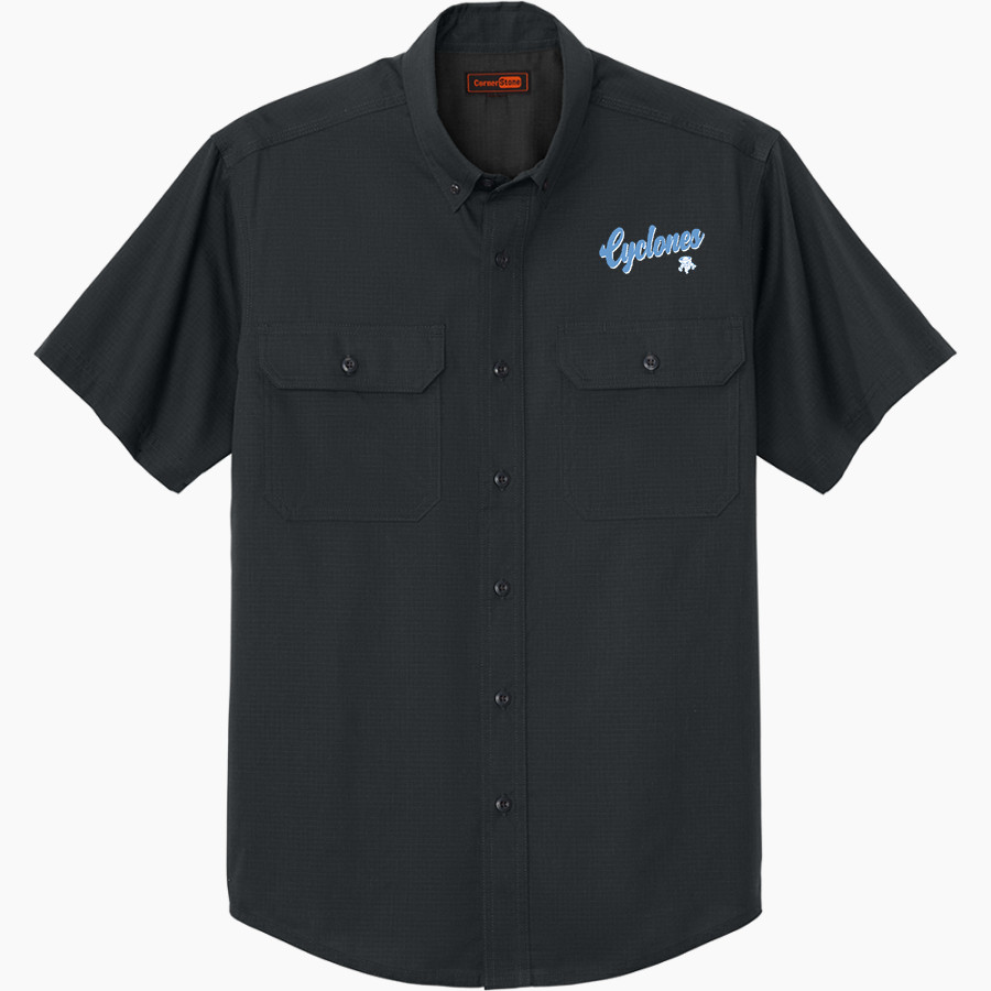 RIVERSIDE HIGH SCHOOL CYCLONES <span class="pdp-name-mascot">RIVERSIDE CYCLONES</span> CornerStone Men's Short Sleeve Select Ripstop Shirt