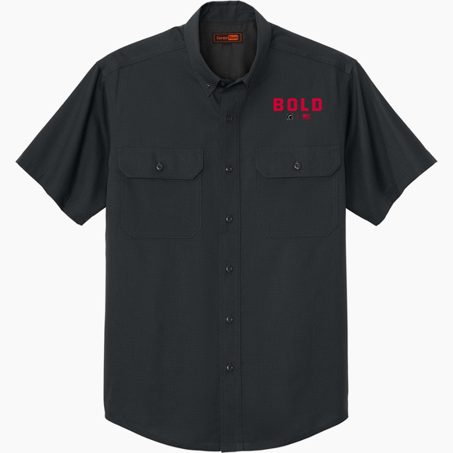 BOLD HIGH SCHOOL WARRIORS <span class="pdp-name-mascot">BOLD WARRIORS</span> CornerStone Men's Short Sleeve Select Ripstop Shirt