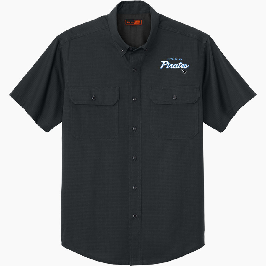RIVERSIDE PIRATES The Official Online Store CornerStone Men's Short Sleeve Select Ripstop Shirt