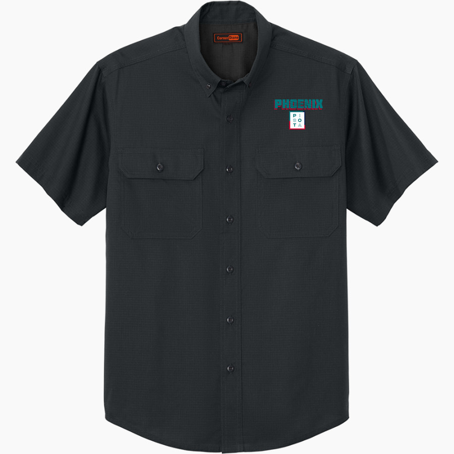 PISOTA Phoenix <span class="pdp-name-mascot">Phoenix International School of the Arts Phoenix</span> CornerStone Men's Short Sleeve Select Ripstop Shirt