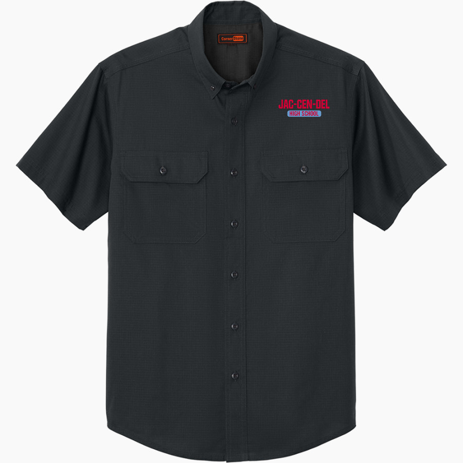 JAC-CEN-DEL HIGH SCHOOL EAGLES <span class="pdp-name-mascot">JAC - CEN-DEL EAGLES</span> CornerStone Men's Short Sleeve Select Ripstop Shirt