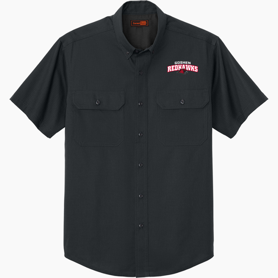 Goshen RedHawks <span class="pdp-name-mascot">Goshen RedHawks</span> CornerStone Men's Short Sleeve Select Ripstop Shirt