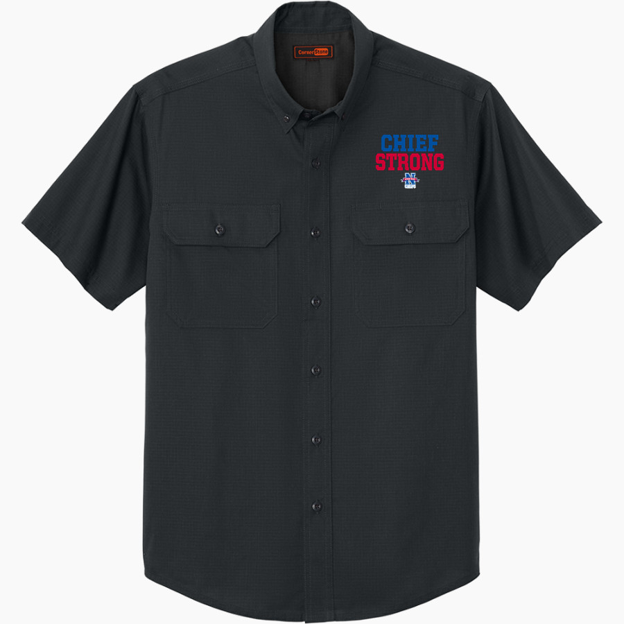 Nonnewaug Chiefs CornerStone Men's Short Sleeve Select Ripstop Shirt