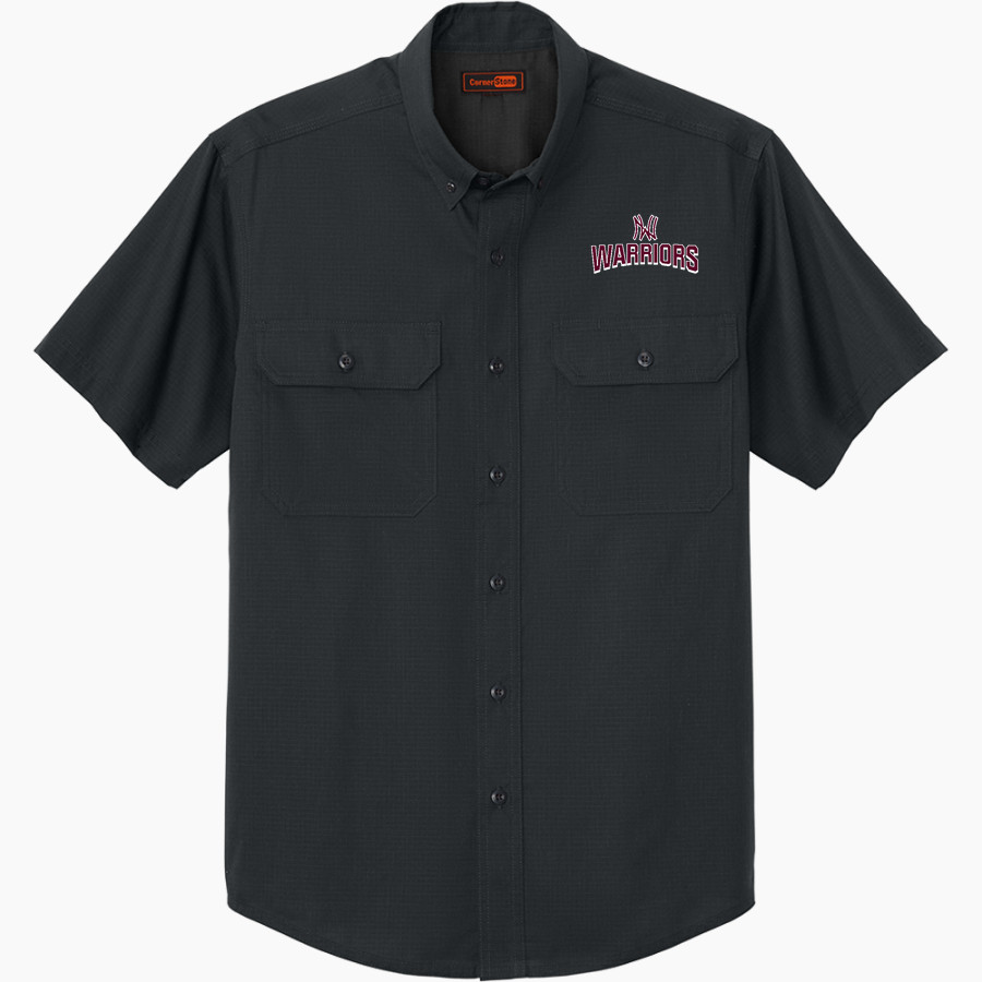 NANIH WAIYA HIGH SCHOOL WARRIORS <span class="pdp-name-mascot">NANIH WAIYA WARRIORS</span> CornerStone Men's Short Sleeve Select Ripstop Shirt