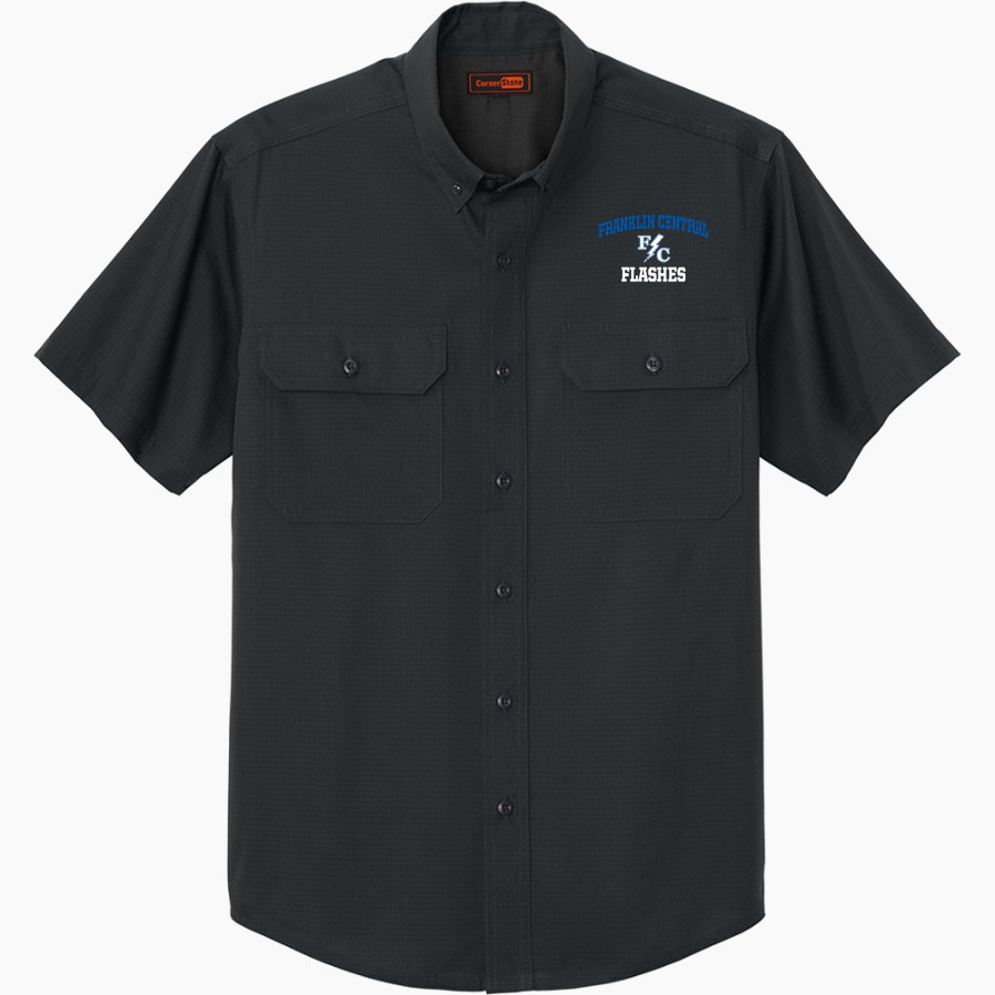 Franklin Central Flashes <span class="pdp-name-mascot">Franklin Central Flashes</span> CornerStone Men's Short Sleeve Select Ripstop Shirt