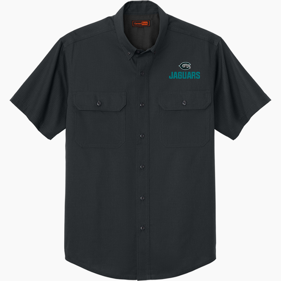 CAPITAL HIGH SCHOOL JAGUARS <span class="pdp-name-mascot">CAPITAL JAGUARS</span> CornerStone Men's Short Sleeve Select Ripstop Shirt