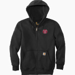 LITCHFIELD HIGH SCHOOL TERRIERS <span class="pdp-name-mascot">LITCHFIELD TERRIERS</span> Carhartt Men's Rain Defender Paxton Heavyweight Hooded Zip-Front Sweatshirt Front Thumbnail