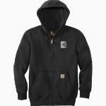KENNY PIPE & SUPPLY Carhartt Men's Rain Defender Paxton Heavyweight Hooded Zip-Front Sweatshirt Front Thumbnail