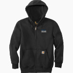 Towns County Indians Carhartt Men's Rain Defender Paxton Heavyweight Hooded Zip-Front Sweatshirt Front Thumbnail