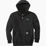 RIDGEVIEW HIGH SCHOOL WOLFPACK <span class="pdp-name-mascot">RIDGEVIEW WOLFPACK</span> Carhartt Men's Rain Defender Paxton Heavyweight Hooded Zip-Front Sweatshirt Front Thumbnail