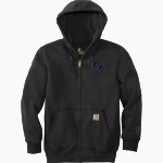 Bartram Trail Bears Carhartt Men's Rain Defender Paxton Heavyweight Hooded Zip-Front Sweatshirt Front Thumbnail