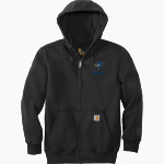 Johnson Creek BlueJays <span class="pdp-name-mascot">Johnson Creek Blue Jays</span> Carhartt Men's Rain Defender Paxton Heavyweight Hooded Zip-Front Sweatshirt Front Thumbnail
