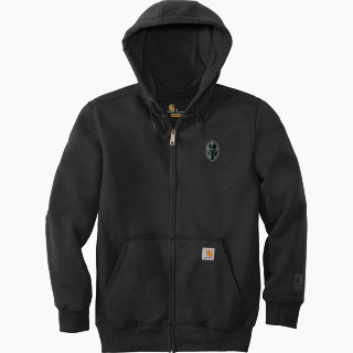 Carhartt Men's Rain Defender Paxton Heavyweight Hooded Zip-Front Sweatshirt