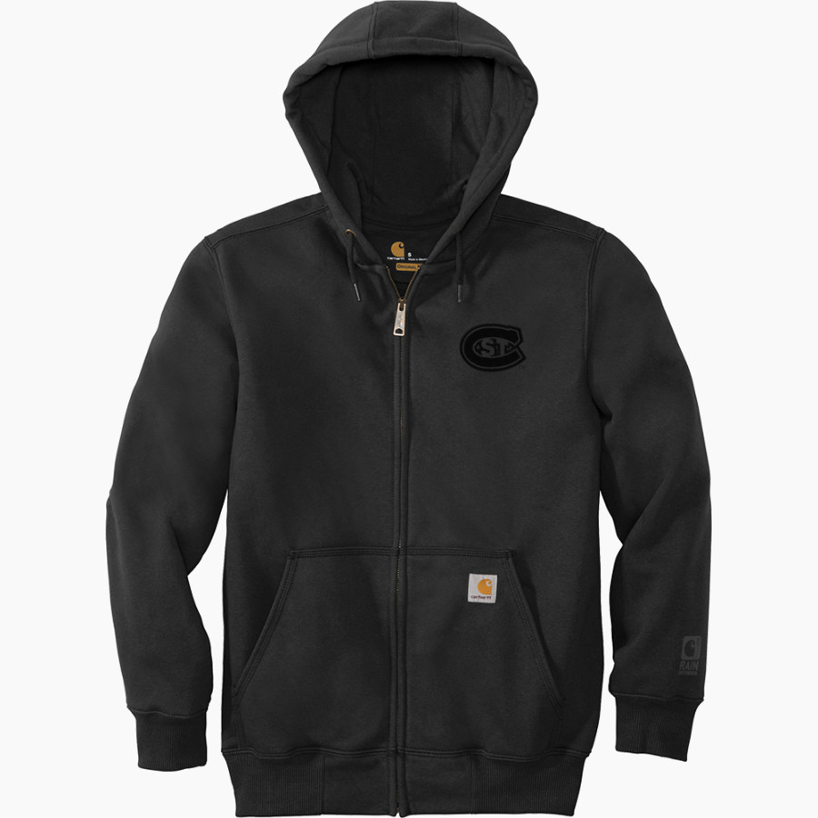 St. Cloud State University The Official Online Store Carhartt Men's Rain Defender Paxton Heavyweight Hooded Zip-Front Sweatshirt