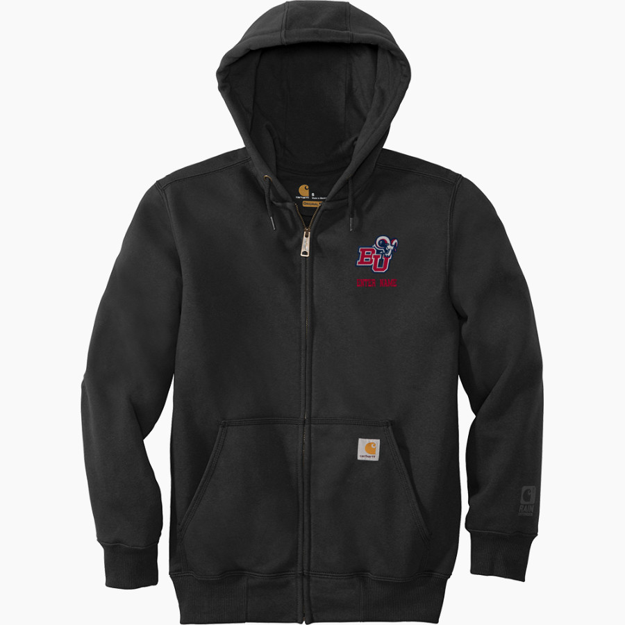 Bluefield University Sideline Store <span class="pdp-name-mascot">Bluefield University</span> Carhartt Men's Rain Defender Paxton Heavyweight Hooded Zip-Front Sweatshirt
