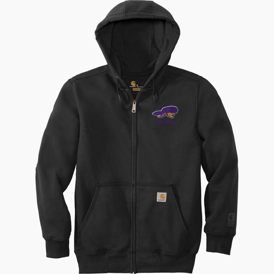 Ephrata Area School District MOUNTAINEERS <span class="pdp-name-mascot">EPHRATA MOUNTAINEERS</span> Carhartt Men's Rain Defender Paxton Heavyweight Hooded Zip-Front Sweatshirt