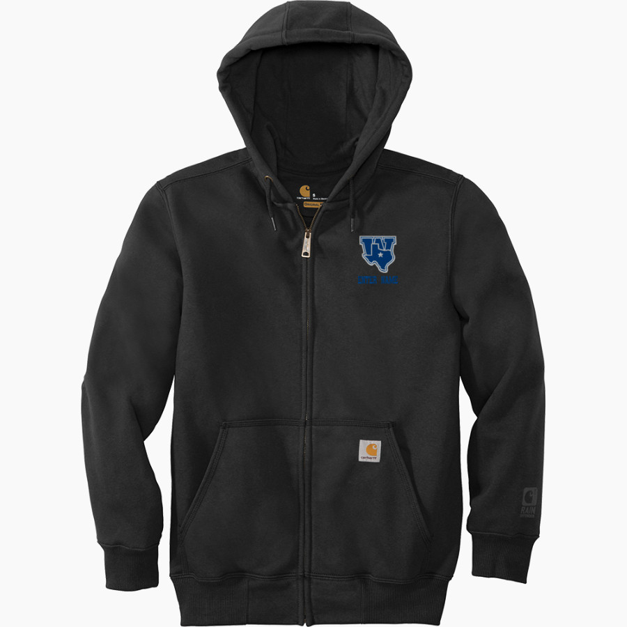 WINDTHORST HIGH SCHOOL TROJANS <span class="pdp-name-mascot">WINDTHORST TROJANS</span> Carhartt Men's Rain Defender Paxton Heavyweight Hooded Zip-Front Sweatshirt