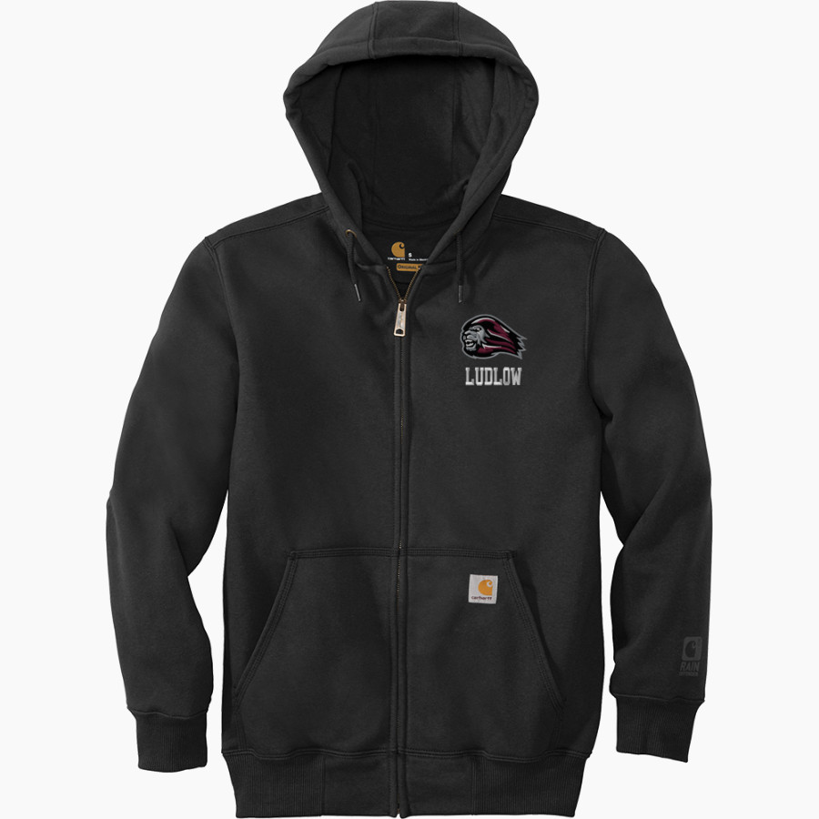 Ludlow Lions <span class="pdp-name-mascot">Lions</span> Carhartt Men's Rain Defender Paxton Heavyweight Hooded Zip-Front Sweatshirt